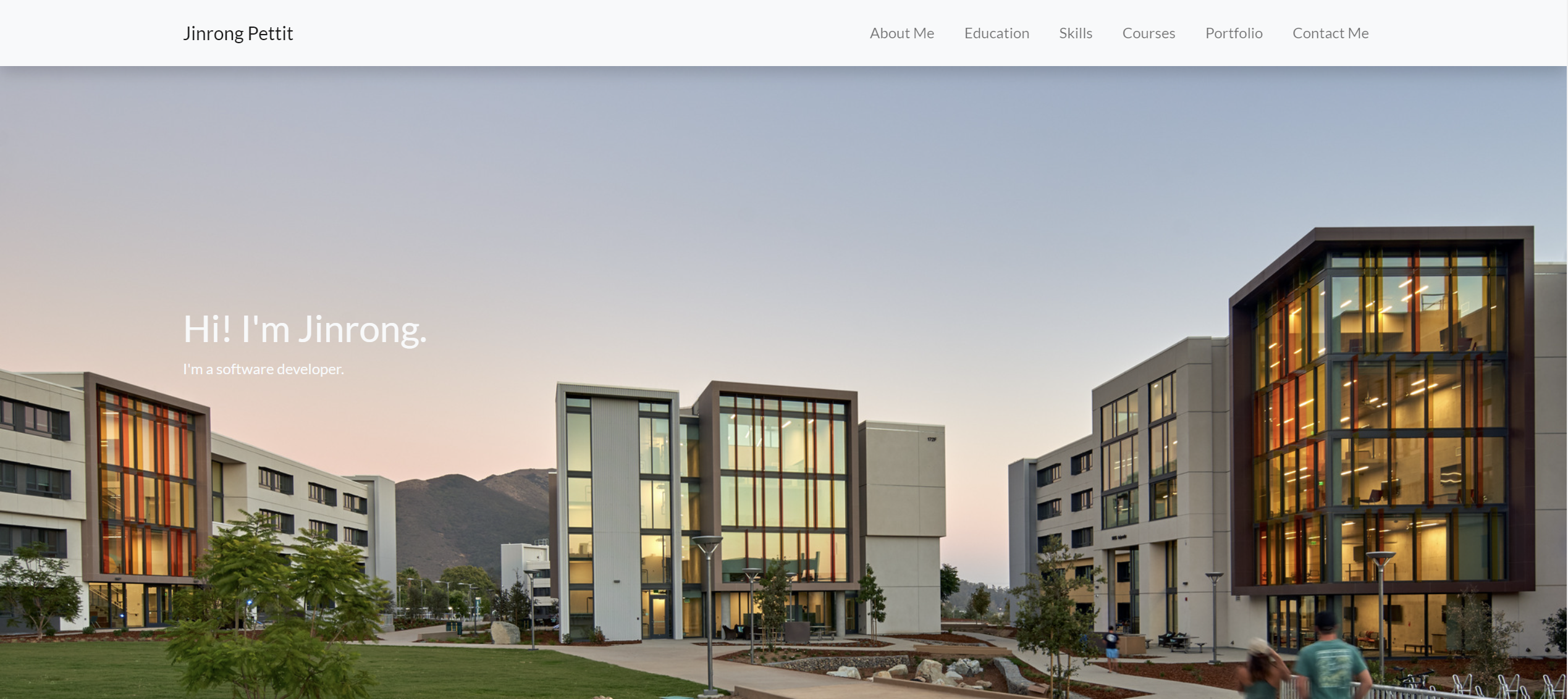 A photo of my website